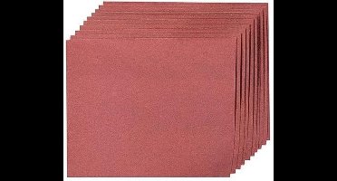 Silverline Aluminiumoxide schuurvellen, 10 Stuks 60 korrelgrofte