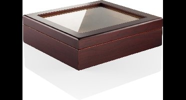 Humidor met glazen deksel
