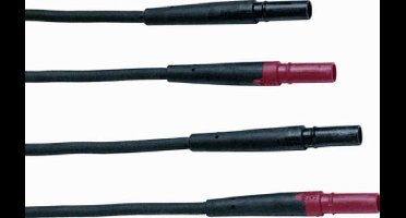 Fluke TL27 Veiligheidsmeetsnoerenset Stekker 4 mm Stekker 4 mm 1.50 m Rood, Zwart 1 stuk(s)