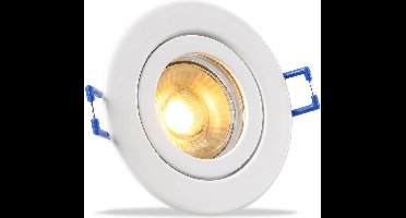 IP44 LED Inbouwspot Ivy - badkamer of buiten - Ronde spot - Wit - Philips Warm Glow - 3Watt - Philips