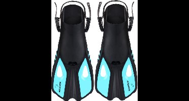 Atlantis Snapper - Zwemvliezen - Flippers - Volwassenen - Zwart/Turquoise - 42-47