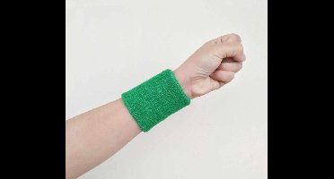 New Age Devi - Pols zweetbandjes - 2 stuks - Groen