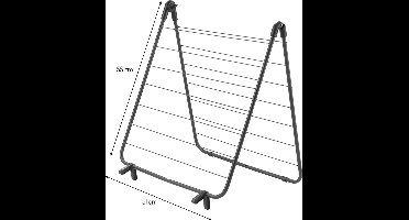 Tomado - Nevis Baddroogrek - 7 meter Drooglengte - Zwart
