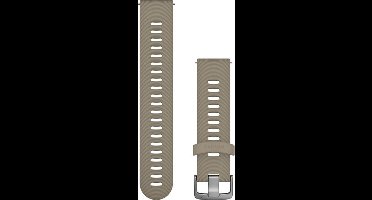 Garmin Quick Release Siliconen Horlogebandje - 20mm Polsbandje - Wearablebandje - Zandsteen