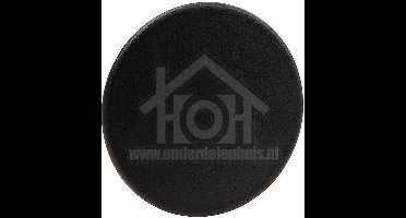 Bosch Branderdeksel Zwart, Mat, 90mm ER512502W, ER627501N 00423536