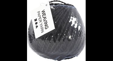 Papier Garen, dikte 2,5-3 mm, zwart, 150 gr, 40 m/ 1 bol