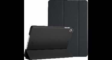 Hoes geschikt voor iPad 2021 Silicone hoesje soft cover Zwart - Hoes geschikt voor iPad 2021 - Hoes geschikt voor iPad 9e/8e/7e Generatie hoes Smart hoes Trifold - Hoes geschikt voor iPad 2020 hoes