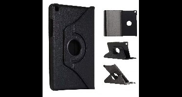 Ntech Hoesje Geschikt Voor Samsung Galaxy Tab A 8.0 (2019) Draaibaar Hoesje - Zwart
