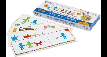 Kleurrijke mensenfamilie opdrachtkaarten