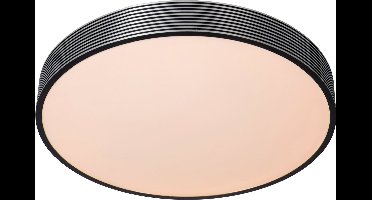 Lucide MALIN - Plafonnière - Ø 39 cm - LED Dimb. - 1x24W 2700K - 3 StepDim - Zwart