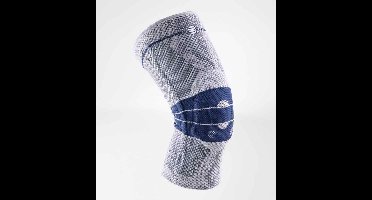 Bauerfeind GenuTrain met Siliconenboord Kniebrace - 3 - Universeel - Grijs
