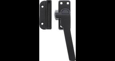 Starx 87.604.49 Raamsluiting met nok en knop - Rechts - Zwart