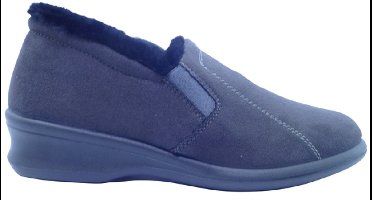 Rohde Pantoffel 2516 Grafiet Vacht gevoerd