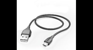 Hama Laad/Synchro kabel micro USB 1.4m zwart