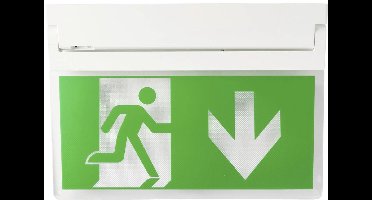 Sygonix SY-7110810 Vluchtwegverlichting Plafondmontage, Wandmontage Links, Rechts, Naar boven, Naar beneden