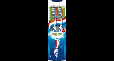 Aquafresh Extreme Clean - Tandenborstel - Medium - Flex Zone - Ergonomische Grip