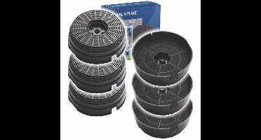 3x Koolstoffilter voor Zanussi 4055374690 / MCFE37