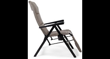 DOMETIC – Gardina Lounger – Chaise longue – Grijs – Verstelbaar