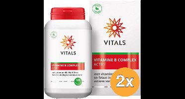 2x Vitals Vitamine B Complex Actief (100 capsules)