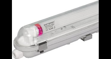 10x LED TL armatuur 120cm - T8 (G13) - 18 Watt 3150 lumen (175lm/W) - 4000K neutraal wit (840) - Koppelbaar - Flikkervrij - IP65 waterdicht