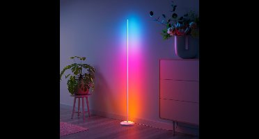 Nanoleaf Matter Smart Multicolor Floor Lamp - Slimme Vloerlamp - RGBW - Werkt met Apple Home/Google Home/ Amazon Alexa - Wit