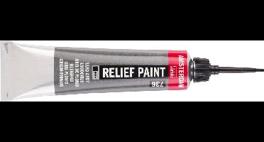 Relief Paint - 736 Loodgrijs - Amsterdam - 20 ml