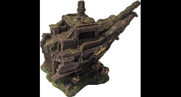 Polyresin ornament voorsteven schip 23x15x20 cm Gebr de Boon