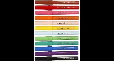 BIC Visa Color Kleurstiften, lijndikte 3 mm, diverse kleuren, 12 stuk