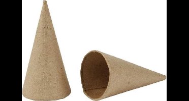 Kegels, H: 8 cm, d 4 cm, 10 stuk/ 1 doos