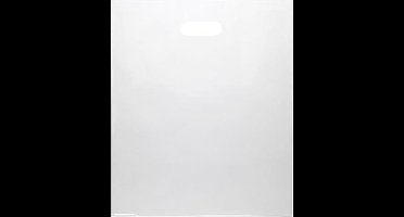 Draagtassen Plastic Helder 30,5x38,1cm PE 60 Micron (100 stuks)