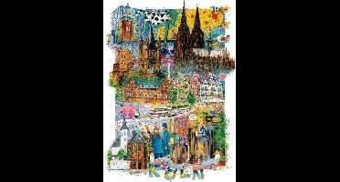 Kunstdruk Klaus D, Schiemann - Köln 30x40cm