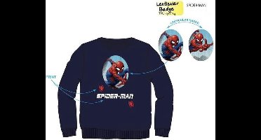 Marvel Spiderman sweater donkerblauw maat 92/98