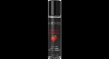 Wicked - Aqua glijmiddel aardbeien smaak 30 ml  - 30ml