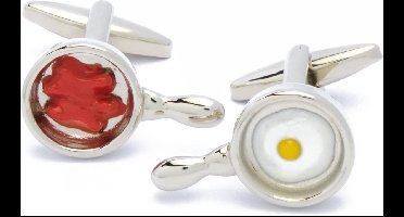 Manchetknopen - Eieren met Spek in Pan