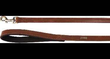 Hond Looplijn met neopreen Lyabo Bruin 1,3m 20mm