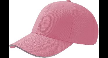 Atlantis Sport Sandwich 6 Panel Baseball Cap (Pakket van 2) (Roze)