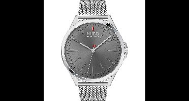 HUGO Smash 1530135 Herenhorloge Zilverkleurig - Ø 43 mm