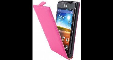Mobiparts Premium Flip Case LG Optimus L7 (P700) Pink
