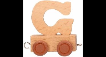 Houten letter trein G