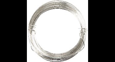 CC Verzilverd Metaaldraad 0,8 mm Zilver 6 m
