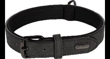 Flamingo Delu Met Neopreen - Halsband Honden - Halsband Delu Zwart M/l 38-48cm 25mm - 1st - 123425 - 1st