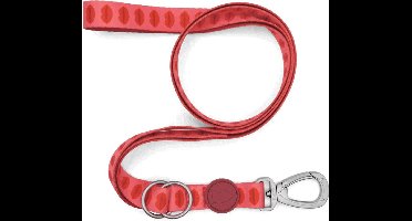 Morso - Hondenriem Verstelbaar - Gerecycled - Lipstick - Roze - 75-230X1.5 cm