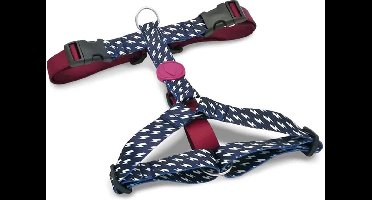 Morso - Hondentuig H-Tuig Gerecycled Power Flow Zwart