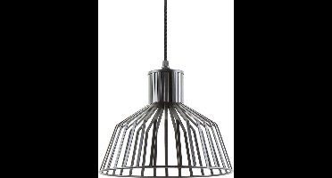 Leitmotiv Hanglamp Lignes Wide - Zwart - Ø24cm - Scandinavisch,Modern - Hanglampen Eetkamer, Slaapkamer, Woonkamer