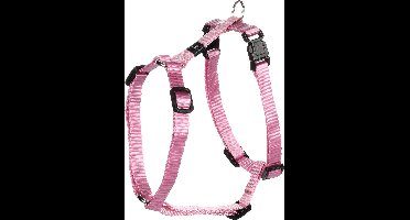 Flamingo Ziggi H-harnas - Harnas Honden - H-harnas Ziggi Roze Xs 25-40cm 10mm - 1st - 126174 - 1st