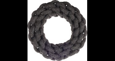 Flamingo Ringo - Speelgoed Honden - Hs Katoen Ringo Ring Grijs 15cm/ 12mm - 1st - 135156 - 1st