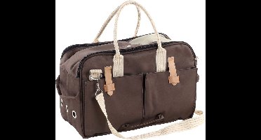 Flamingo Hondendraagtas - 2x25x35cm - Bruin