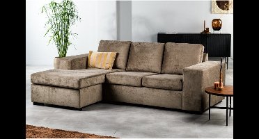 Hoekbank Florian Hotel Chique 238x153 cm – Hoek Links of Rechts - Bruin