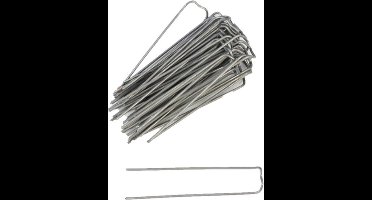 HBX Natural Living steekkrammen - 80x st - 10-50 mm - krammetjes/patentkrammen/klemmetjes