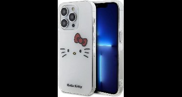 Hello Kitty iPhone 15 Pro Max TPU Back Cover hoesje - Kitty Face - Wit